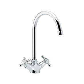 Damixa Tradition kkkenarmatur med to greb. Krom 