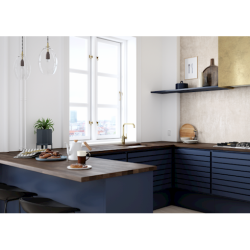 Damixa Silhouet kkkenarmatur. Poleret messing PVD