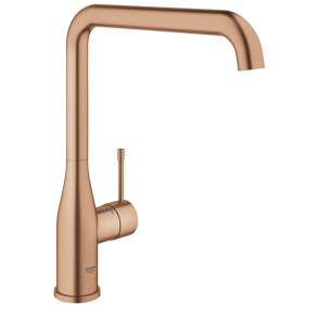 GROHE Essence kkkenarmatur med L-tud Brstet Warm Sunset
