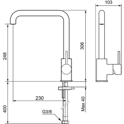 Mora INXX II sharp kkkenarmatur Matsort