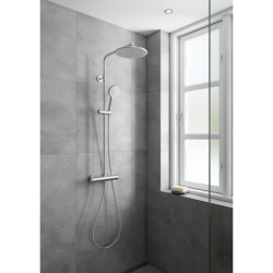 Damixa Silhouet brusesystem. Steel PVD