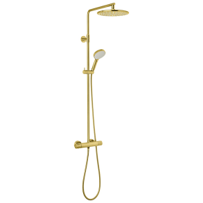 Damixa Silhouet brusesystem. Brstet messing PVD