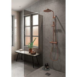 Damixa Silhouet brusesystem. Brstet kobber PVD