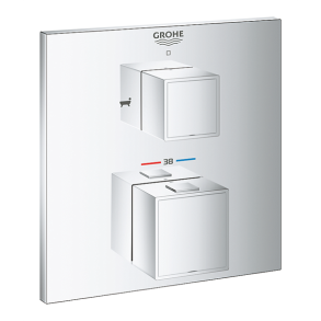 GROHE Grohtherm Cube indbygningstermostat til badekar og brus, krom