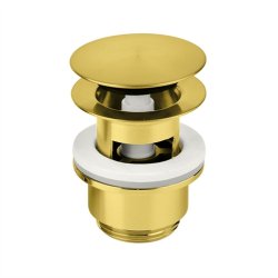 Damixa Silhouet pushopen bundventil brstet messing PVD