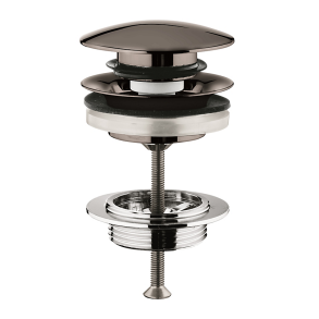 GROHE Bundventil Push up. Med overlb. Hard Graphite