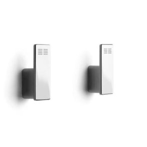 Unidrain Reframe hndkldekroge, 2 stk - poleret, blankt stl