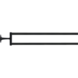 Duravit Starck T hndkldeholder med 2 svingbare arme. Matsort