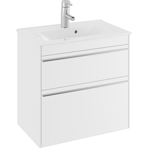 Ifö Sense møbelsæt 60 cm Compact med 2 skuffer og Sense vask, hvid