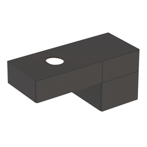 Geberit Variform vaskeskab 1200x510x550mm med 3 skuffer, Lava