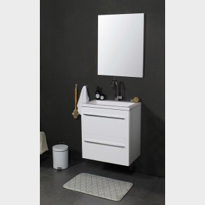 Sanibell Basicline m�bels�t 60x46 cm. Hvid h�jglans