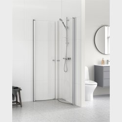 Gustavsberg Round brusedr til hjrnemontering 90 x 90 cm