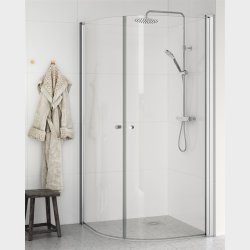 Gustavsberg Round brusedr til hjrnemontering 90 x 90 cm