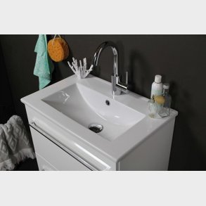 Sanibell Basicline m�bels�t 50x46 cm. Hvid h�jglans