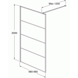 Gustavsberg Square brusevg 100, matsort