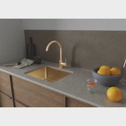 Mora kkkenarmatur, INXX II soft. Brstet messing PVD