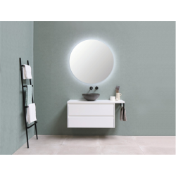 Sanibell Proline rundt spejl 80 med indirekte LED belysning