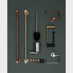 Damixa Silhouet hndkldestang enkel 500 mm. Brstet kobber PVD