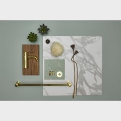 Damixa Silhouet toiletpapirholder. Poleret messing PVD