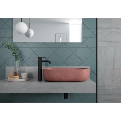 Damixa silhouet hndvaskarmatur medium. Matsort. Uden bundventil