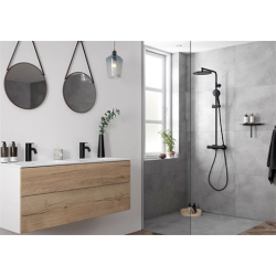 Damixa silhouet hndvaskarmatur large. Matsort. Uden bundventil