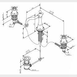 Damixa Tradition 3-huls hndvaskbatteri