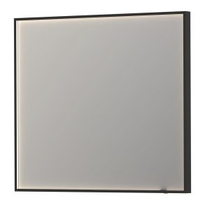Sanibell INK SP19 rektangulrt spejl 100x80cm p matsort ramme