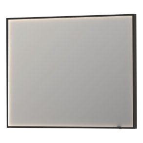 Sanibell INK SP19 rektangulrt spejl 120x80cm p matsort ramme