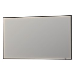 Sanibell INK SP19 rektangulrt spejl 140x80cm p matsort ramme