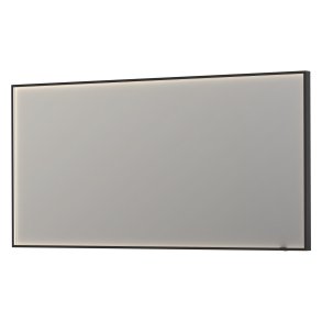 Sanibell INK SP19 rektangulrt spejl 160x80cm p matsort ramme