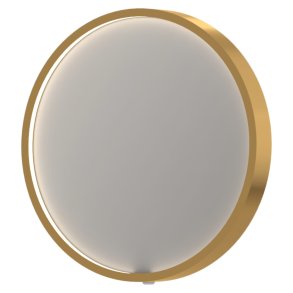 Sanibell INK SP24 rundt led spejl 40 p mat guld aluramme