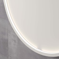 Sanibell INK SP24 rundt led spejl 40 p mathvid aluramme