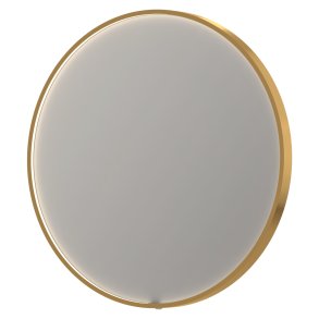 Sanibell INK SP24 rundt led spejl 80 p mat guld aluramme