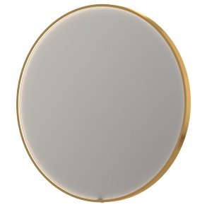 Sanibell INK SP24 rundt led spejl 100 p mat guld aluramme