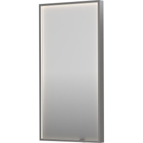 Sanibell INK SP19 LED spejl 40x80 brstet rustfri stl aluramme