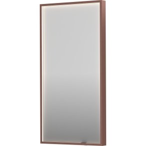 Sanibell INK SP19 LED spejl 40x80cm p brstet kobber aluramme