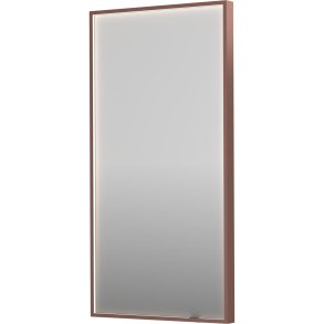 Sanibell INK SP19 LED spejl 50x100cm p brstet kobber aluramme
