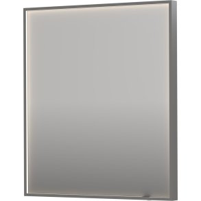 Sanibell INK SP19 LED spejl 70x80 brstet rustfri stl aluramme