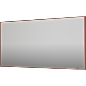 Sanibell INK SP19 LED spejl 160x80cm p brstet kobber aluramme