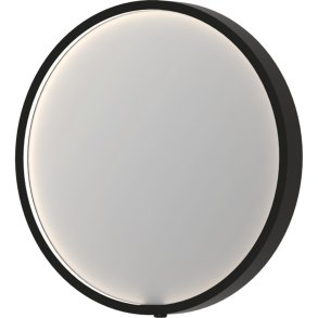 Sanibell INK SP24 LED spejl 40 brstet metal sort aluramme