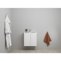 Sanibell Online mbelst 61x36cm hvid hjglans med 2 lger