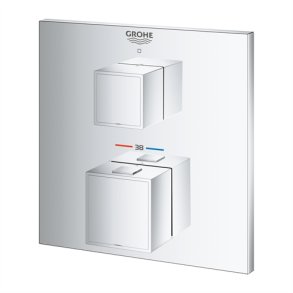 GROHE Grohtherm Cube forplade, krom 