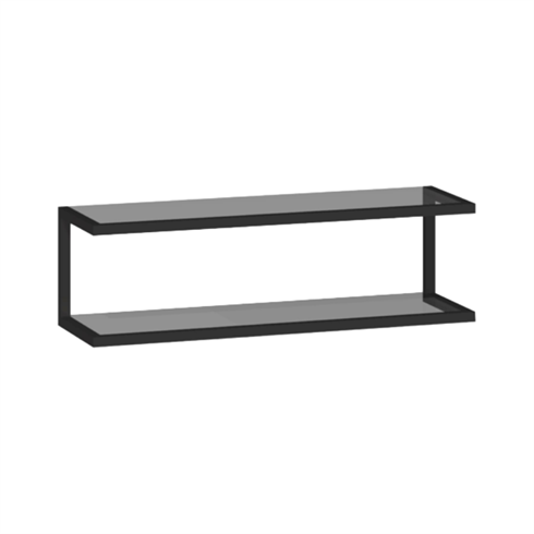 Dansani hylde. Sort/glas