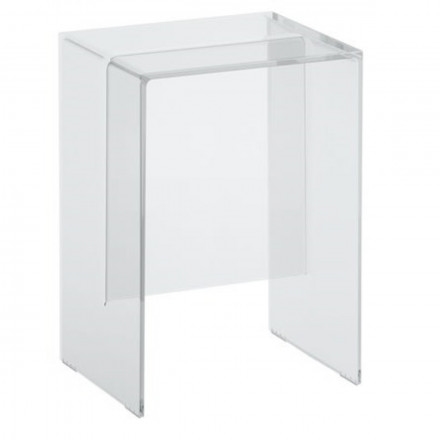 Kartell Max Beam Skammel 330X280X465mm TRANSPARENT