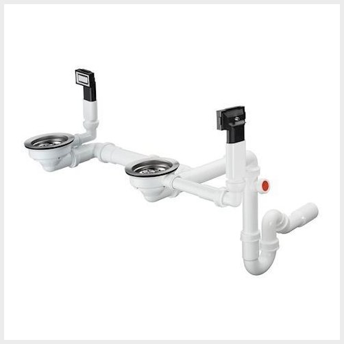 hansgrohe D13-10 Manuelt af- og overlbsst til vask 180/450
