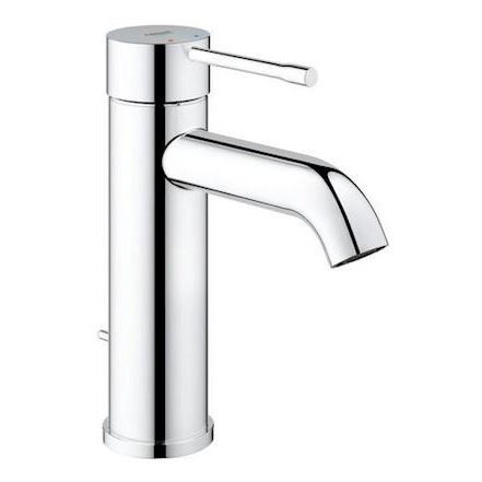 GROHE Essence S-size håndvaskarmatur med bundventil, krom