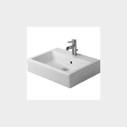 Duravit Vero håndvask, 600x470 mm, med slebet kant