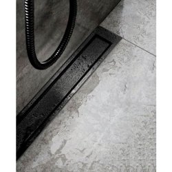 Unidrain Highline ramme - sort 900/10