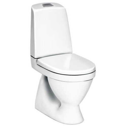 Gustavsberg 5500L Nautic toilet med skjult S-lås til gulvmontering