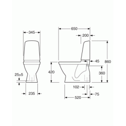 Gustavsberg Nautic 1500 Toilet